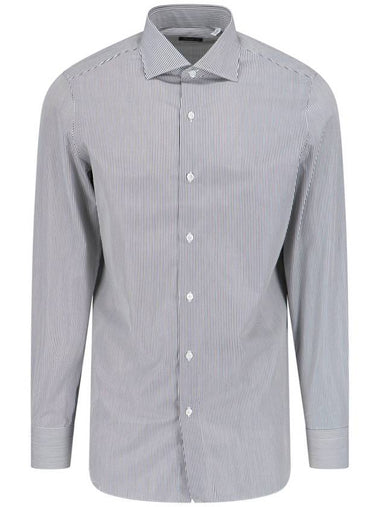 Finamore Shirts Grey - FINAMORE 1925 - BALAAN 1