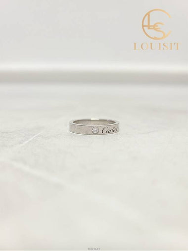 Used luxury goods Lewis IT 50 Platinum C de wedding ring - CARTIER - BALAAN 1