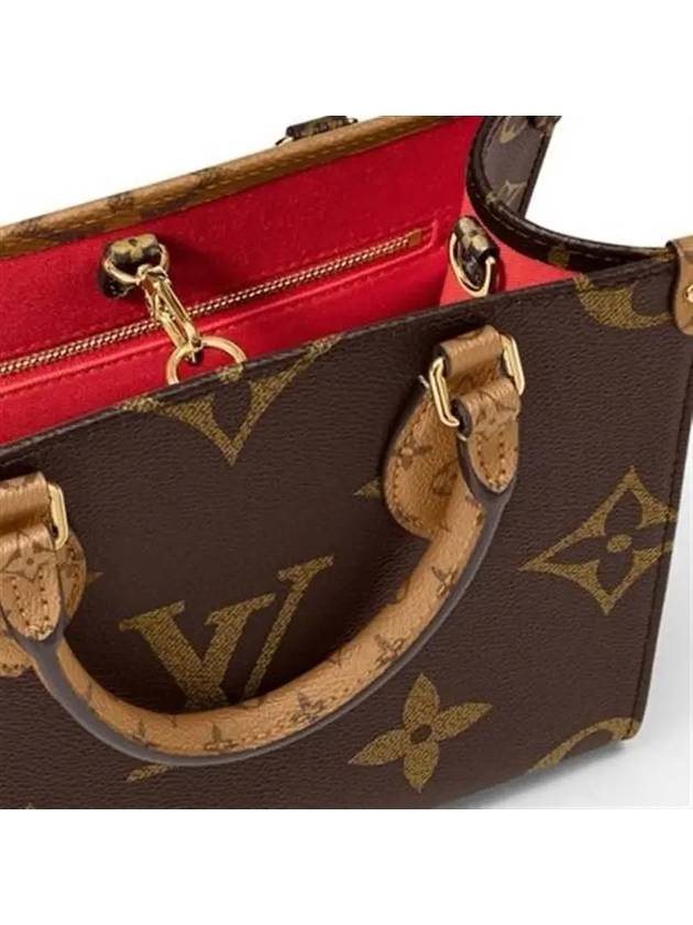 Women's OnTheGo PM Monogram Tote Bag Brown - LOUIS VUITTON - BALAAN 3