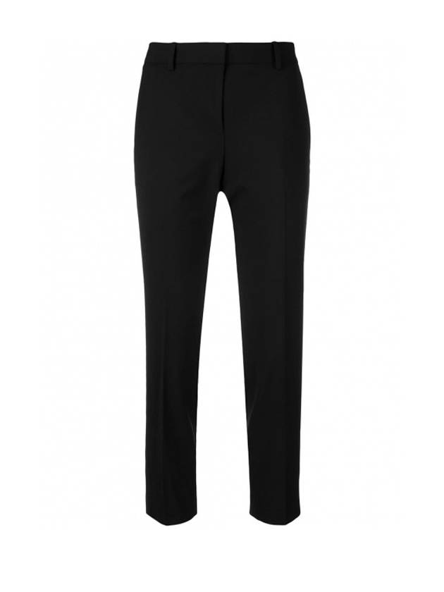 Trica Wool Straight Pants Black - THEORY - BALAAN 1