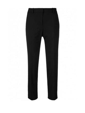 Women's Good Wool Treeca Crop Pants Black - THEORY - BALAAN 1