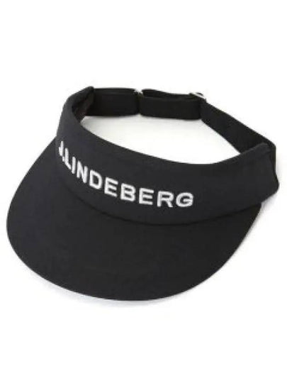 Viktor Embroidered Logo Visor Black - J.LINDEBERG - BALAAN 2