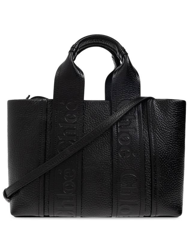 Chlo Handbag Woody Small Women s Black - CHLOE - BALAAN 2