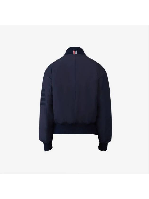 Thom Browne Plain Weave Down Oversized Diagonal Blouson Dark Blue Luxray - ETC - BALAAN 2