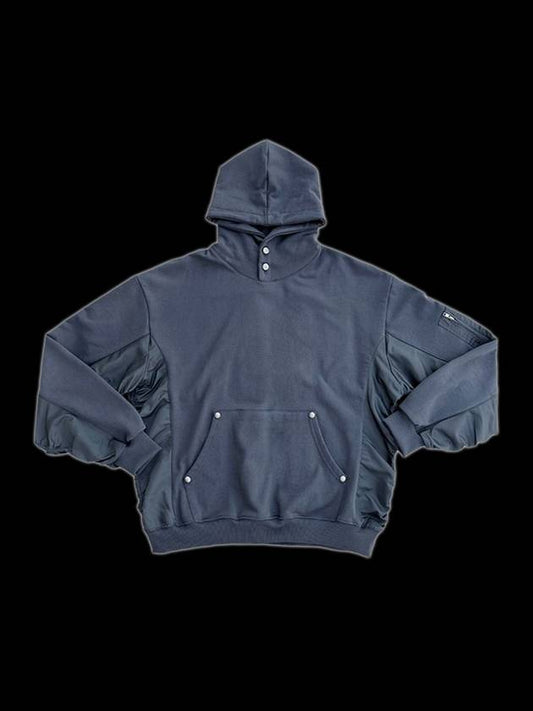 MA 1 MIX HOODIE CHARCOAL - DRUG PRODUCT - BALAAN 1