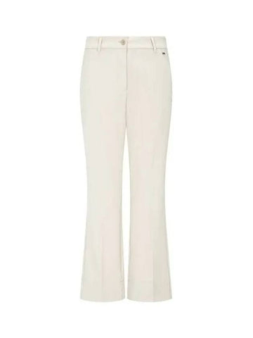 Women s Stretch Semi Bootcut Pants Beige 270038 - HERNO - BALAAN 1