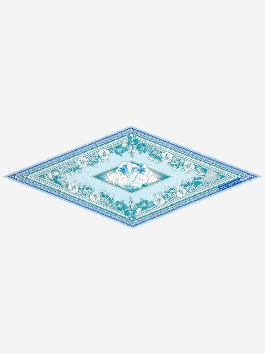 LV Ocean Silk Scarf Blue - LOUIS VUITTON - BALAAN 1