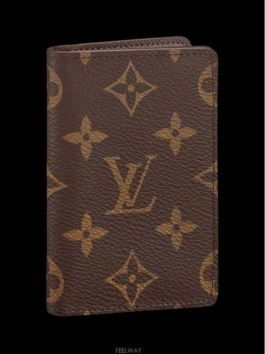 Pocket Organizer Monogram Card Wallet Brown - LOUIS VUITTON - BALAAN 2