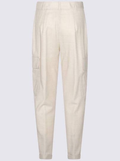 Eleventy Cream Wool Pants - ELEVENTY MILANO - BALAAN 2