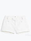 Boucle Shorts White - AMI - BALAAN 2