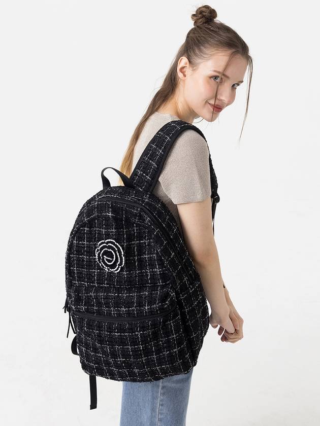 Cozy Backpack Black Tweed - HOLLY LOVES LOVE - BALAAN 2