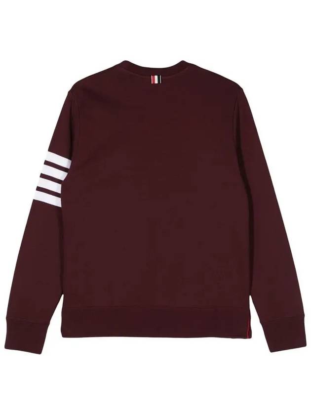 4 Bar Loopback Jersey Sweatshirt Red - THOM BROWNE - BALAAN 4