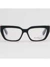 glasses frame SF2905 001 Oval horn rim thick black - SALVATORE FERRAGAMO - BALAAN 3