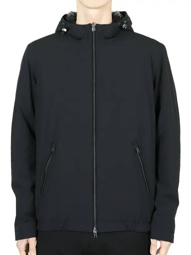 Resort Hooded Jacket Black - HERNO - BALAAN 2