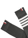 Men's Diagonal Light Weight Midi Socks Dark Grey - THOM BROWNE - BALAAN 4