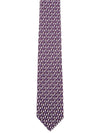 Rabbit Print Silk Tie Purple - SALVATORE FERRAGAMO - BALAAN 2