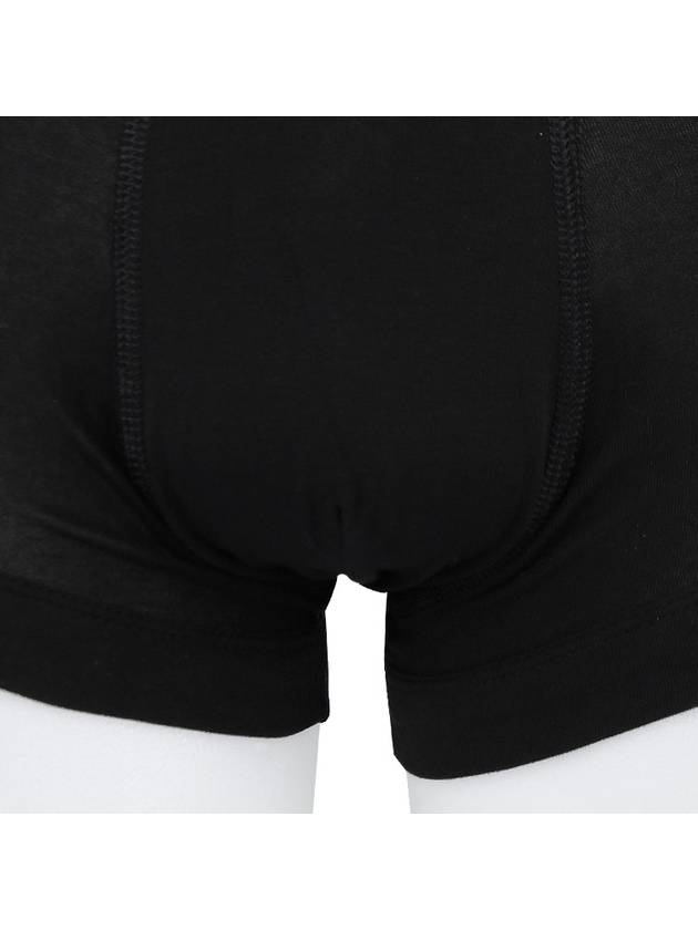 Men's Mega Logo Trunk Briefs Black - EMPORIO ARMANI - BALAAN 7