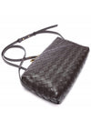 Intrecciato Leather Mini Cross Bag Brown - BOTTEGA VENETA - BALAAN 6