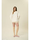 24 Veronica Women’s Loose Shirt_ Ivory - VIBEREEN - BALAAN 7