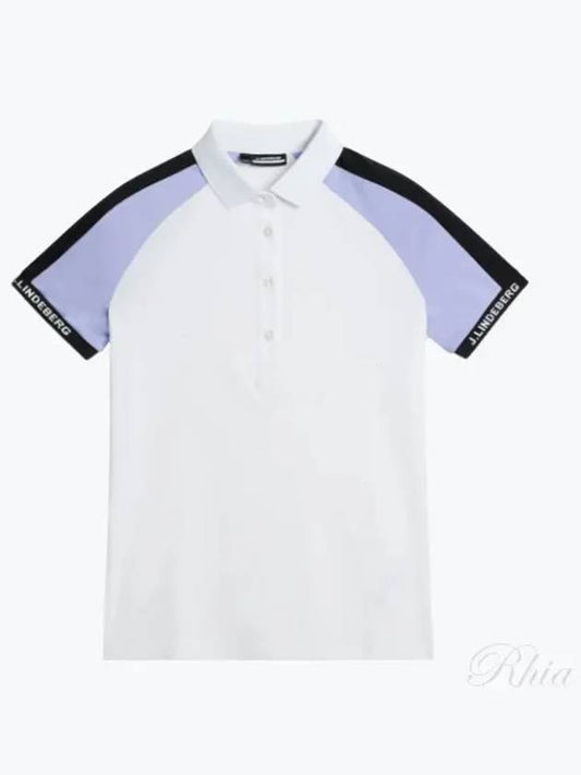 Perinne Regular Fit Short Sleeve Polo Shirt White - J.LINDEBERG - BALAAN 2