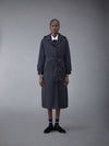 Poly Twill Car Single Coat Black - THOM BROWNE - BALAAN 2