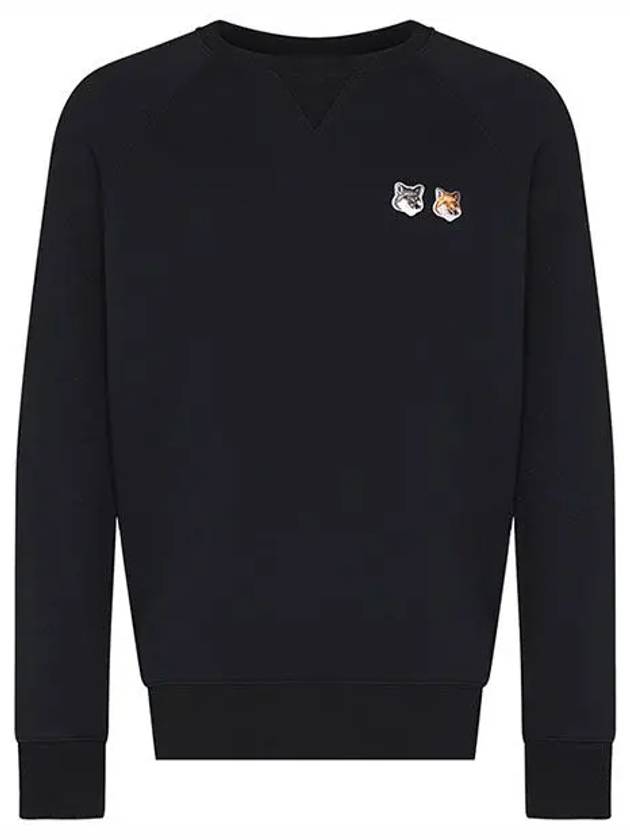 Double Fox Head Patch Classic Sweatshirt Anthracite - MAISON KITSUNE - BALAAN 2