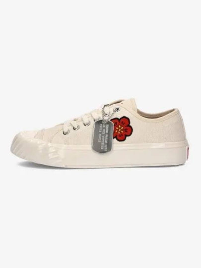 Shool Boke Flower Low Top Sneakers Cream - KENZO - BALAAN 2