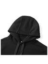 Check EDK Cotton Hoodie Black - BURBERRY - BALAAN 5