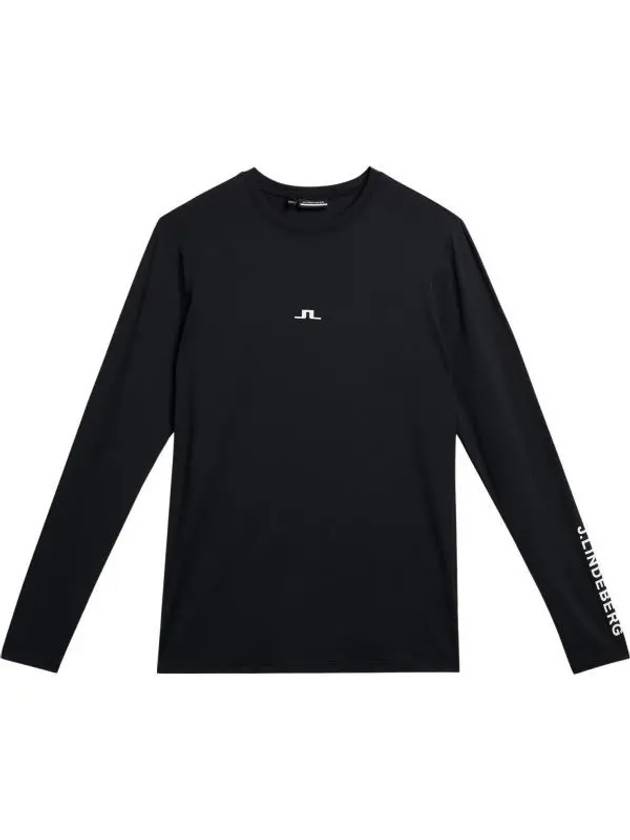 Golf Thor Logo Long Sleeve T-Shirt Black - J.LINDEBERG - BALAAN 2