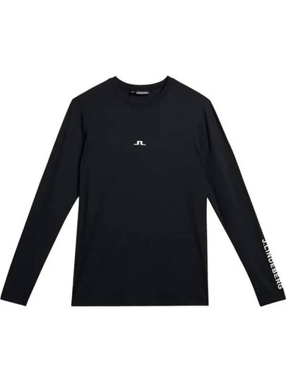 Golf Thor Logo Long Sleeve T-Shirt Black - J.LINDEBERG - BALAAN 2