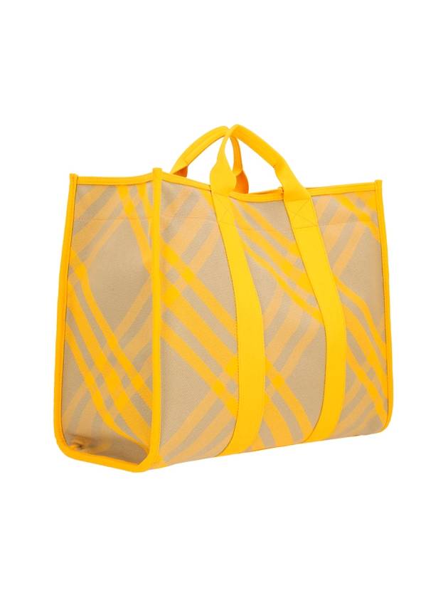 Pocket Shopper Tote Bag Yellow - BURBERRY - BALAAN 3