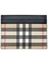 Men's Vintage Check Card Wallet Beige - BURBERRY - BALAAN 3