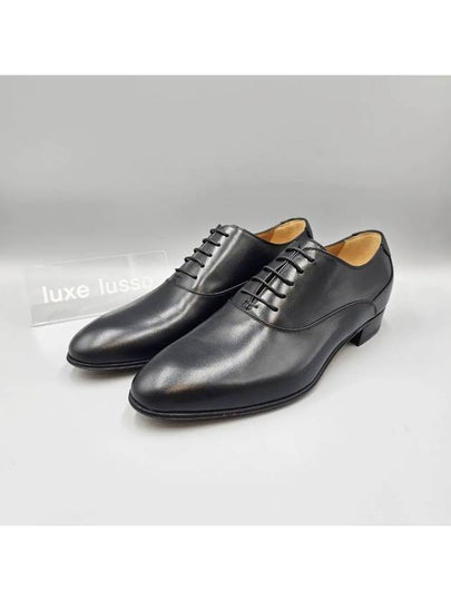 Men's Double G Lace-Up Leather Derby Black - GUCCI - BALAAN 2