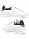 Oversized Low Top Sneakers White Black - ALEXANDER MCQUEEN - BALAAN 2