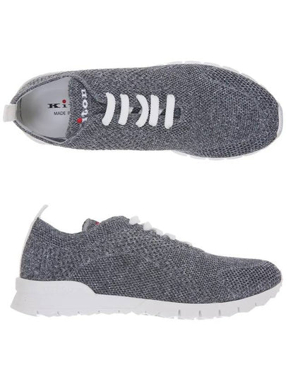 Fit Knit Low Top Sneakers Grey - KITON - BALAAN 2