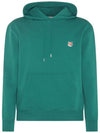 Fox Head Patch Regular Hoodie Pine Green - MAISON KITSUNE - BALAAN 1