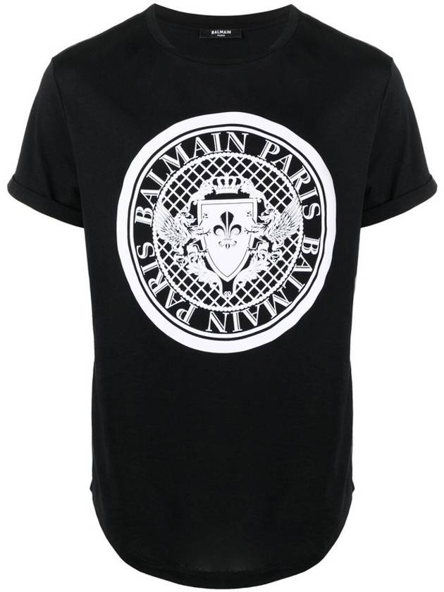 Medallion Short Sleeve TShirt VH1EF010 B030 - BALMAIN - BALAAN 1