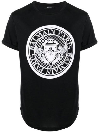 Medallion Short Sleeve TShirt VH1EF010 B030 - BALMAIN - BALAAN 1