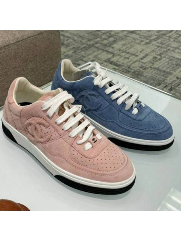 CC Logo Force Sneakers Pink G45079 - CHANEL - BALAAN 7