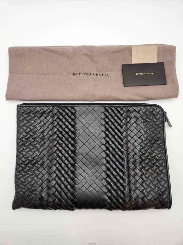 Daol Beomeo Branch Bottega Intrecciato Clutch Black Condition A - BOTTEGA VENETA - BALAAN 9