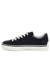 Grained Leather Low-Top Sneakers Blue - TOD'S - BALAAN 3