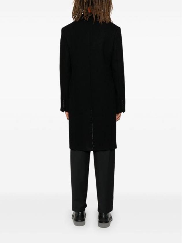 Wool Single Coat Black - AMI - BALAAN 3