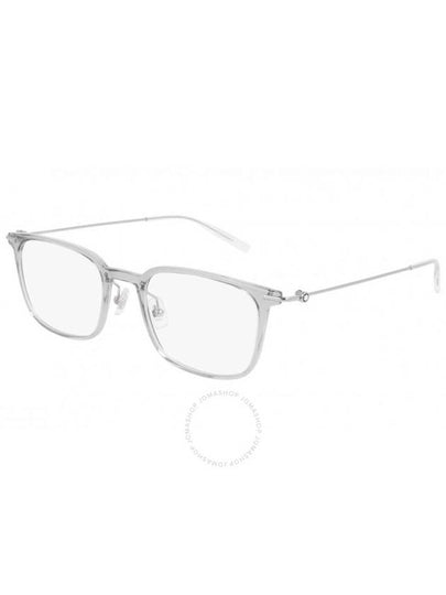 Sunglasses MB0100O 002 GRAY SILVER TRANSPARE - MONTBLANC - BALAAN 2