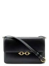 Le Maillon Smooth Leather Satchel Shoulder Bag Black - SAINT LAURENT - BALAAN 2