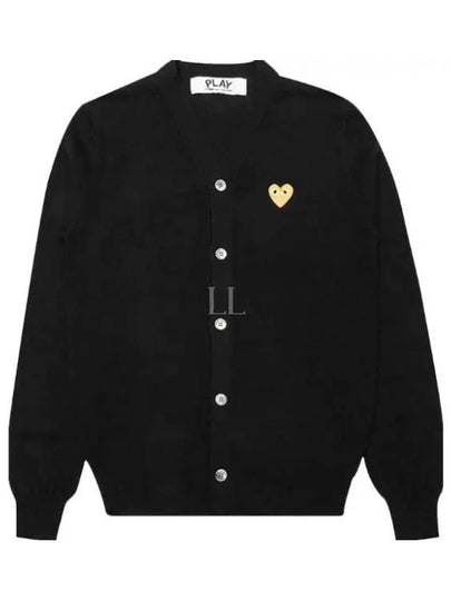 Play Gold Waffen Cardigan Black - COMME DES GARCONS - BALAAN 2