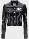 Reedition Vinyl Jacket Black - COURREGES - BALAAN 7