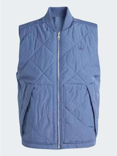 Nylon Quilted Vest Blue - ADIDAS - BALAAN 2