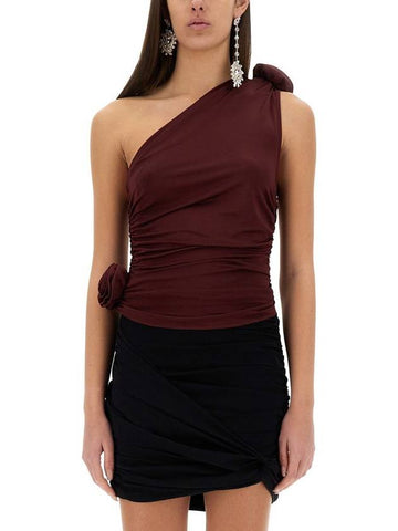 Magda Butrym One-Shoulder T-Shirt - MAGDA BUTRYM - BALAAN 1