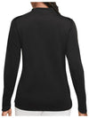 Women's Dri Fit UV Advantage Half Zip Long-Sleeve T-Shirt Black - NIKE - BALAAN 3