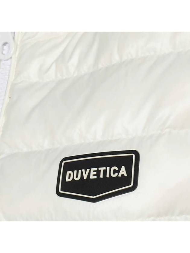 AGRI logo hooded padded vest VDDV90231K0001 WHS - DUVETICA - BALAAN 4